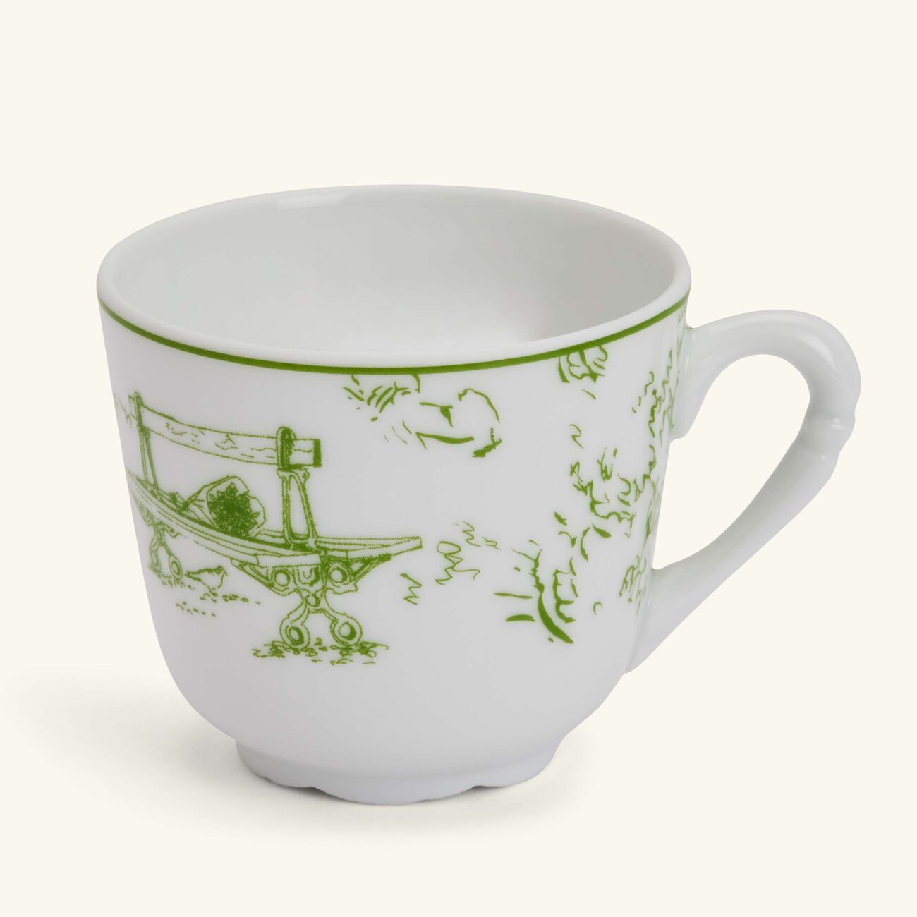 bernardaud tout paris espresso cup green