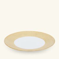 bernardaud ecume dinner plate round gold 26cm