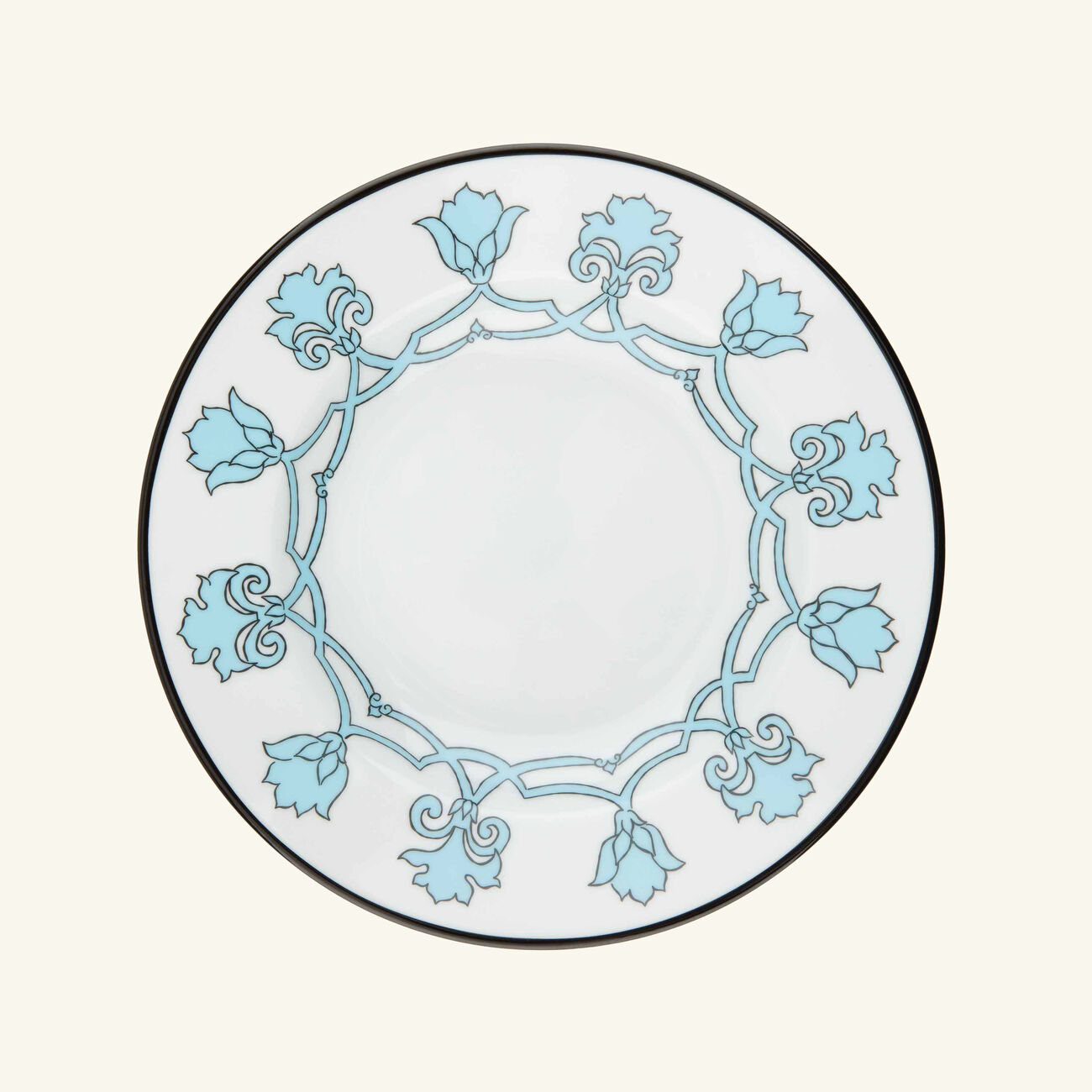 pinto paris jaipur soup plate aqua 22cm