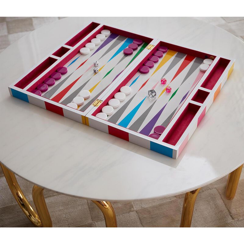 Checkerboard Backgammon Set jonathan adler checkerboard backgammon set