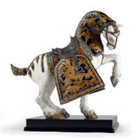 Oriental Horse Sculpture. Limited Edition, small