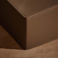 giobagnara narciso rectangular tissue box brown