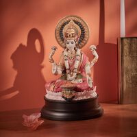 lladro goddess lakshmi sculpture large red