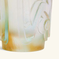 daum crystal rock ii by jonone vase small pink