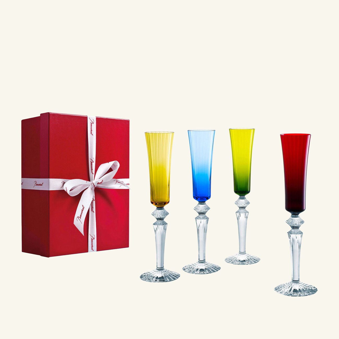baccarat mille nuits flutissimo champagne glass set of 4