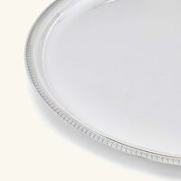 christofle malmaison serving tray round medium silver plated