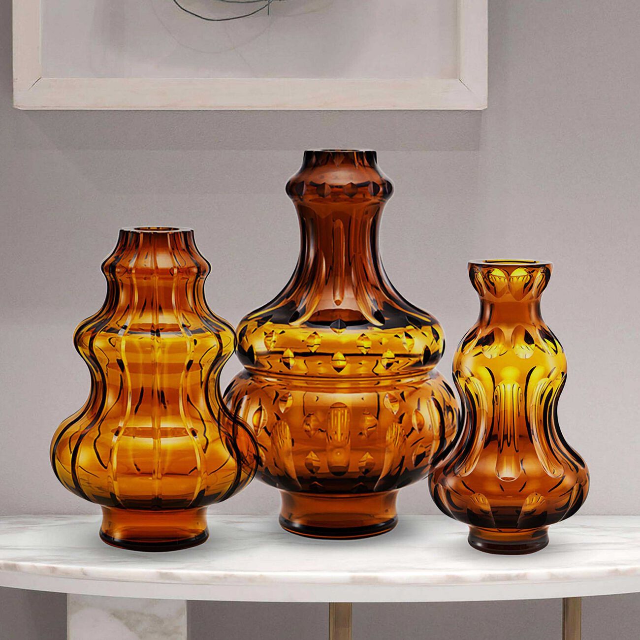 mario cioni   c boboda love vase medium brown