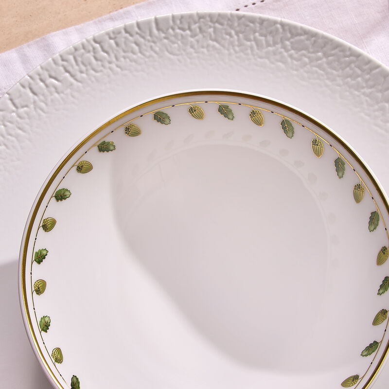 bernardaud constance bowl round green