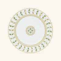 bernardaud constance bread butter plate round green 16cm