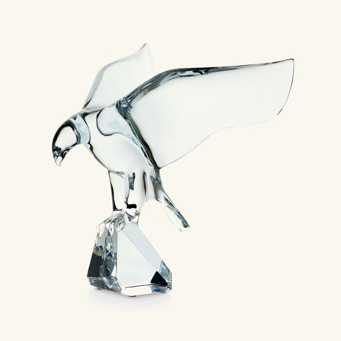 baccarat imperator eagle sculpture medium clear