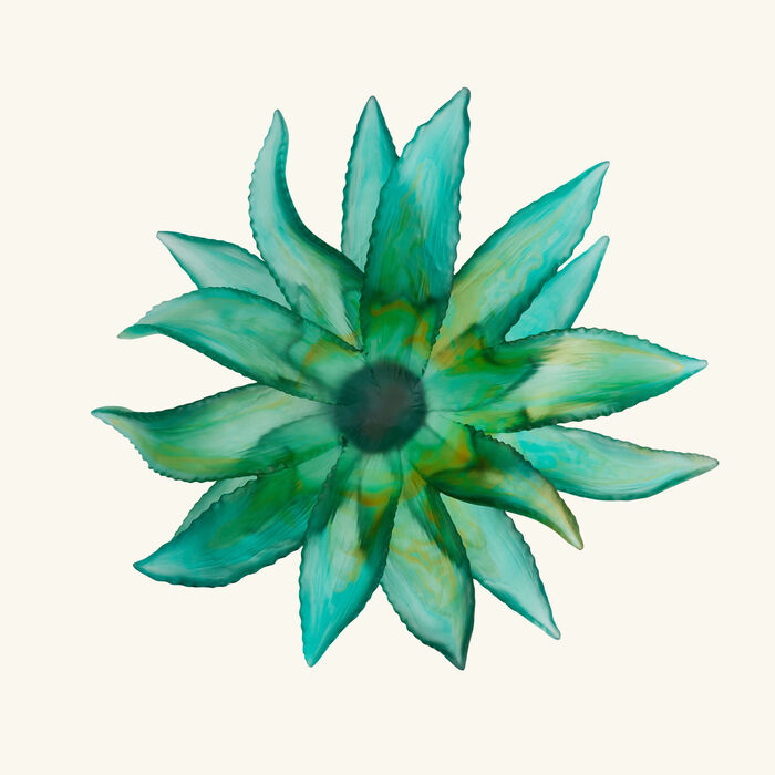 دوم قطعة ديكور مركزية كاكتوس خضراء محدودة الإصدار