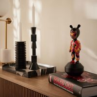 lladro the guest sculpture by jade purple small brown
