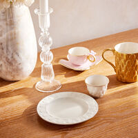 villari peacock bread plate white 17cm