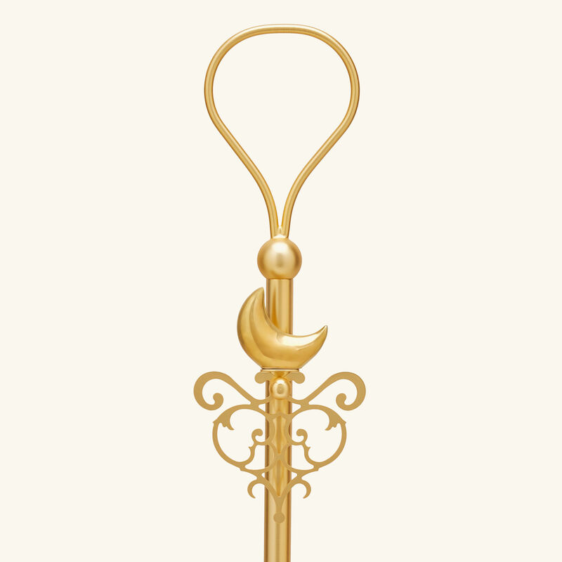 villari peacock extravaganza cake stand gold