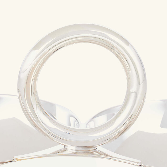 christofle vertigo serving bowl silver plated 8cm