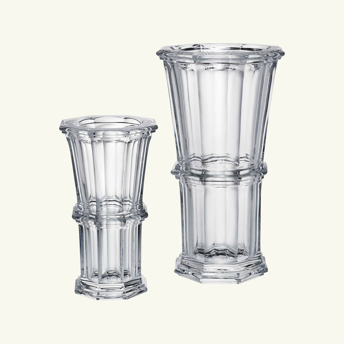 baccarat harcourt 1841 vase small clear