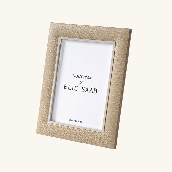 giobagnara elie saab monogram frame mouton beige 27x21cm