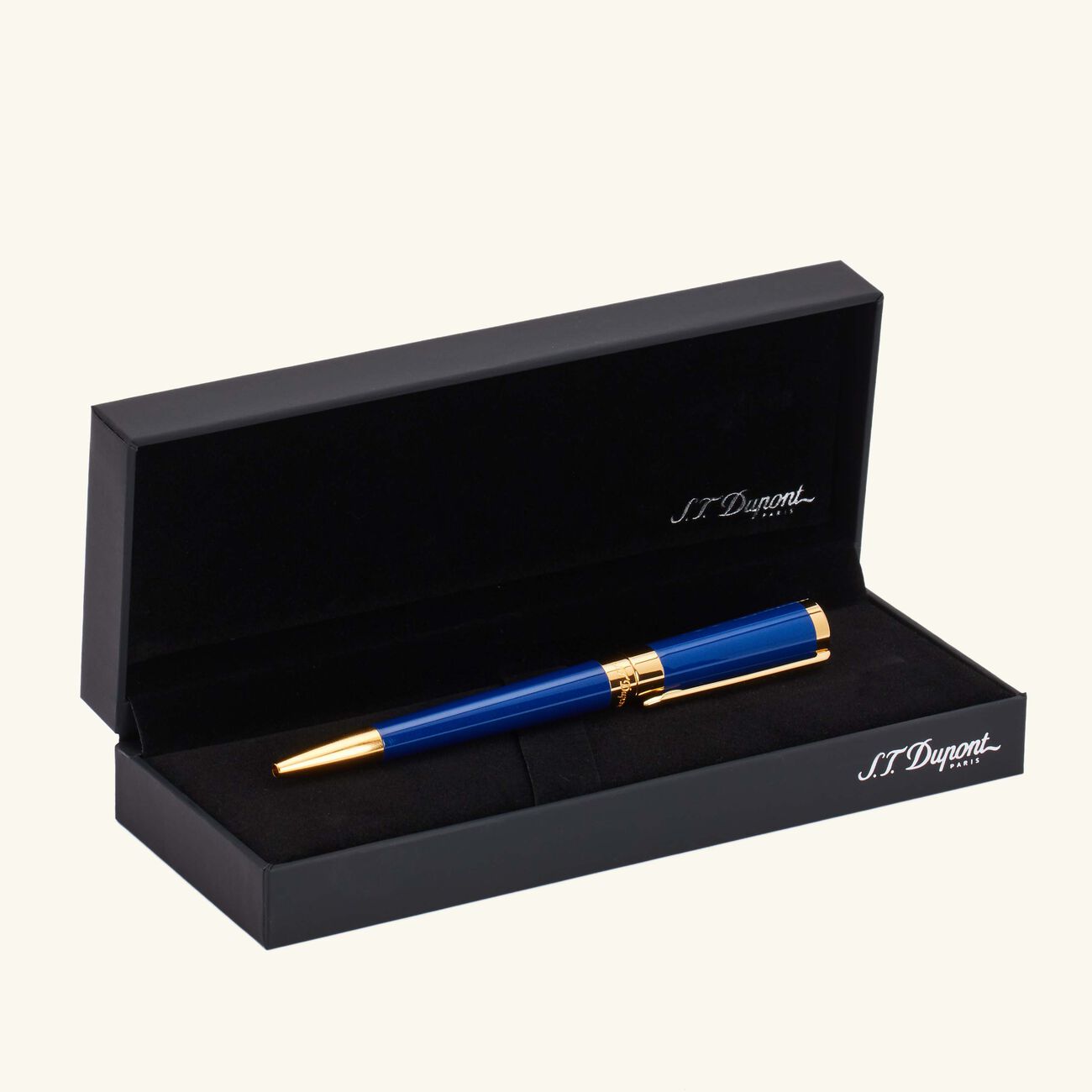st dupont liberte rollerball pen blue