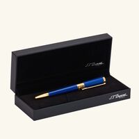 st dupont liberte rollerball pen blue