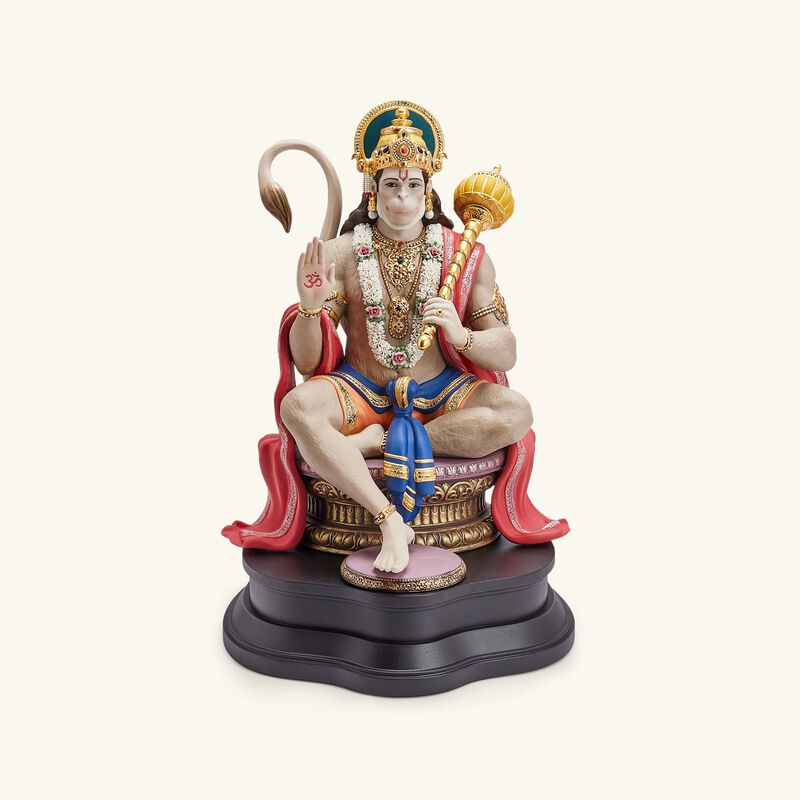 lladro lord hanuman sculpture large