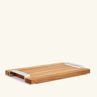 christofle royal chef cutting board rectangular medium brown
