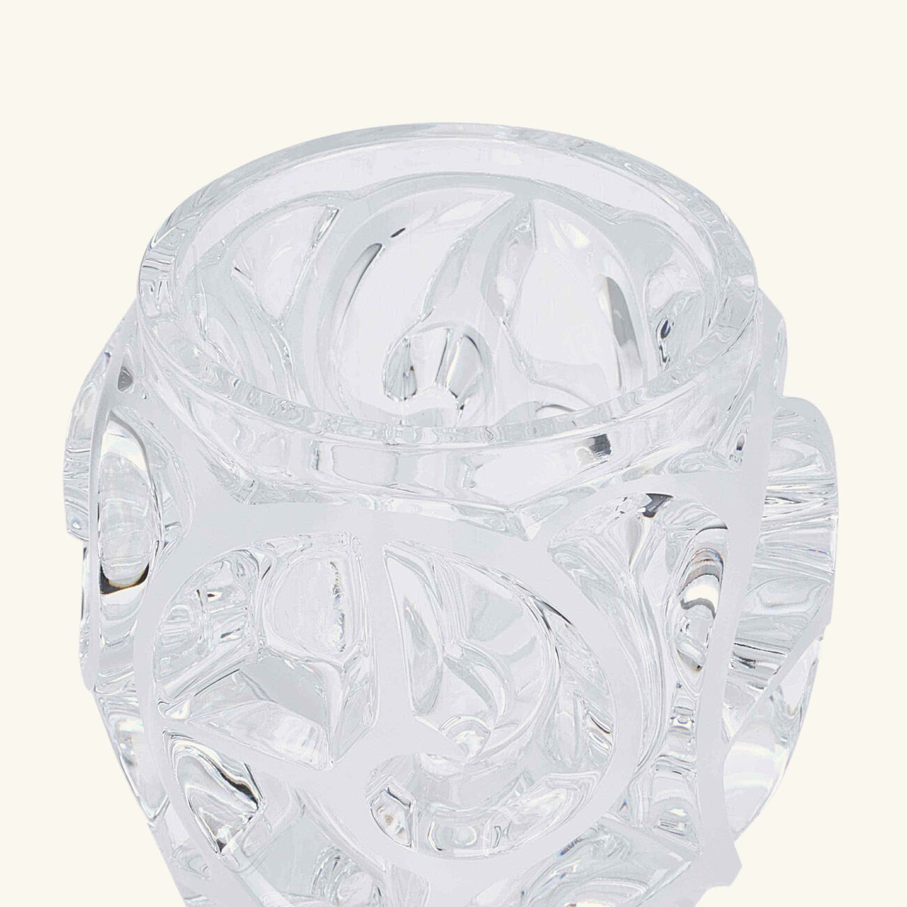 lalique tourbillons vase mini clear