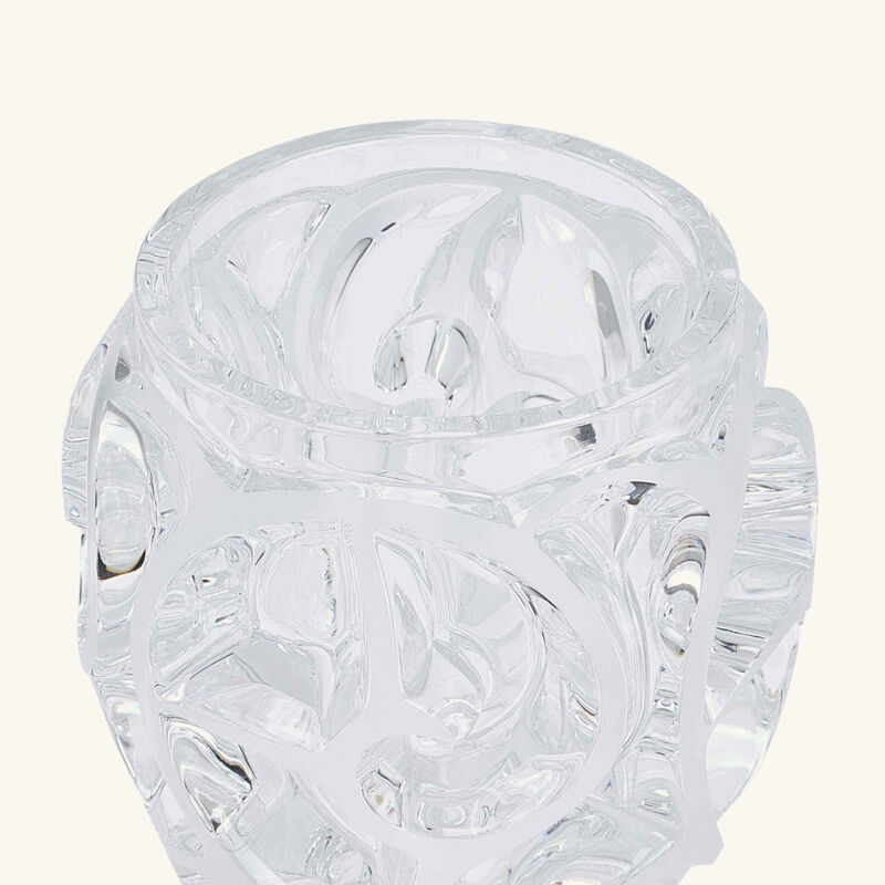 lalique tourbillons vase mini clear