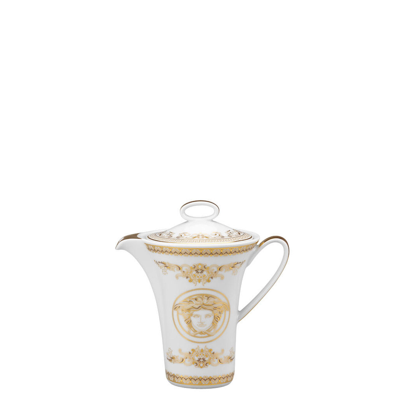 versace medusa gala milk pitcher white