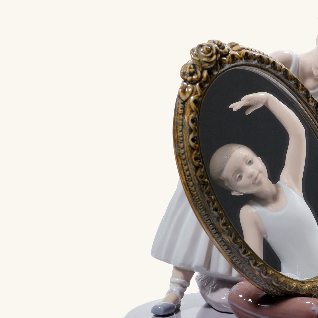 lladro my perfect pose ballet girls sculpture small white