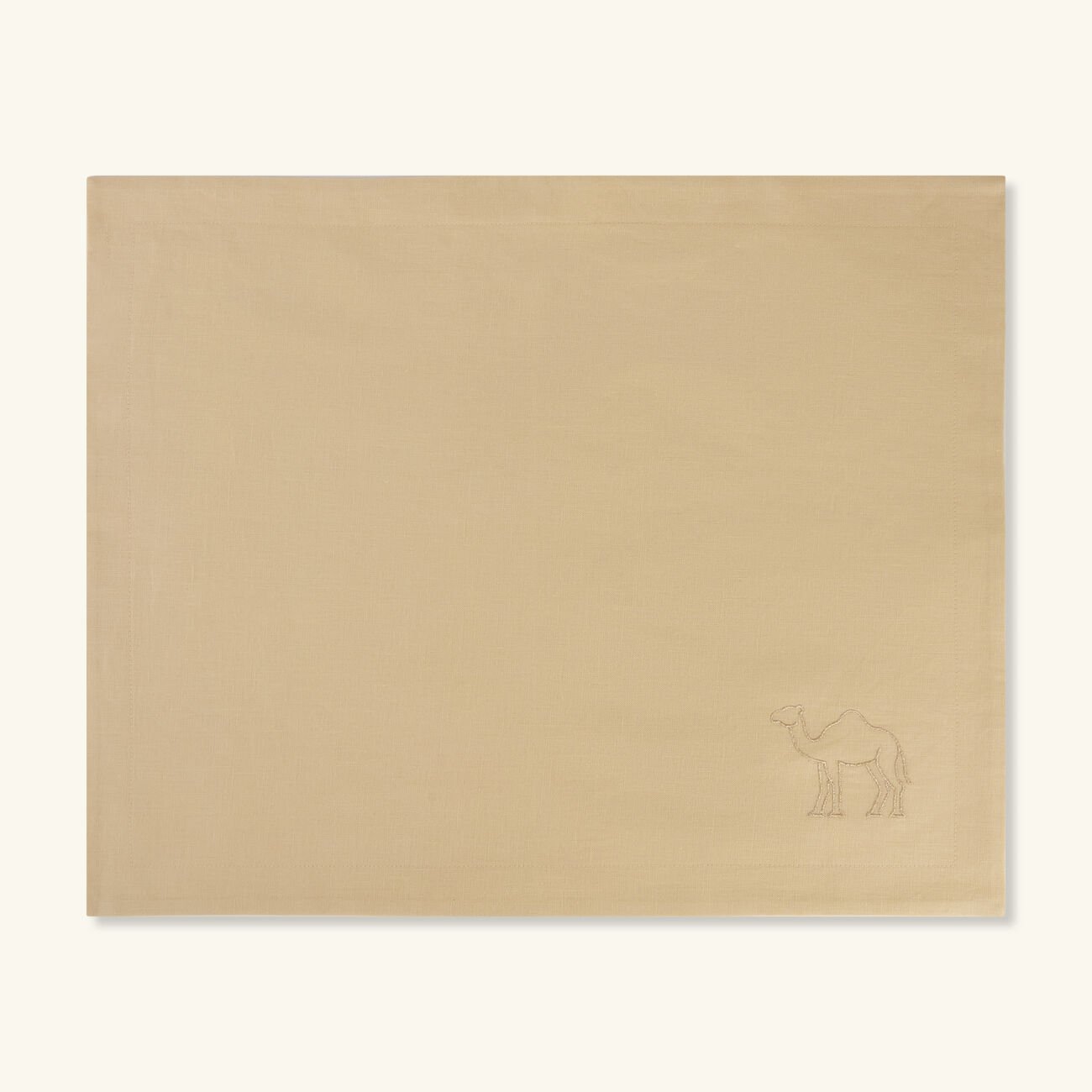 catherine denoual camel placemat beige