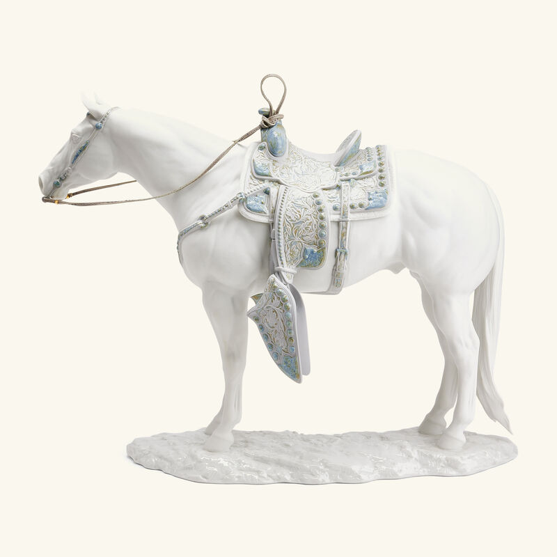 White Quarter Horse Sculpture Medium White lladro white quarter horse sculpture medium white