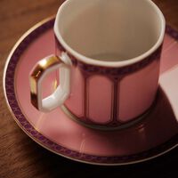 rosenthal signum rose coffee cup saucer pink