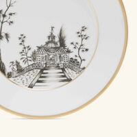 pinto paris vieux kyoto dessert plate round white 21cm