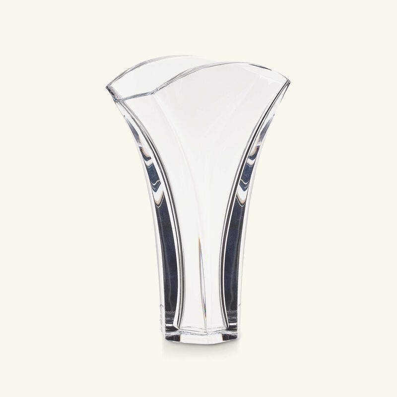 baccarat ginkgo vase small clear