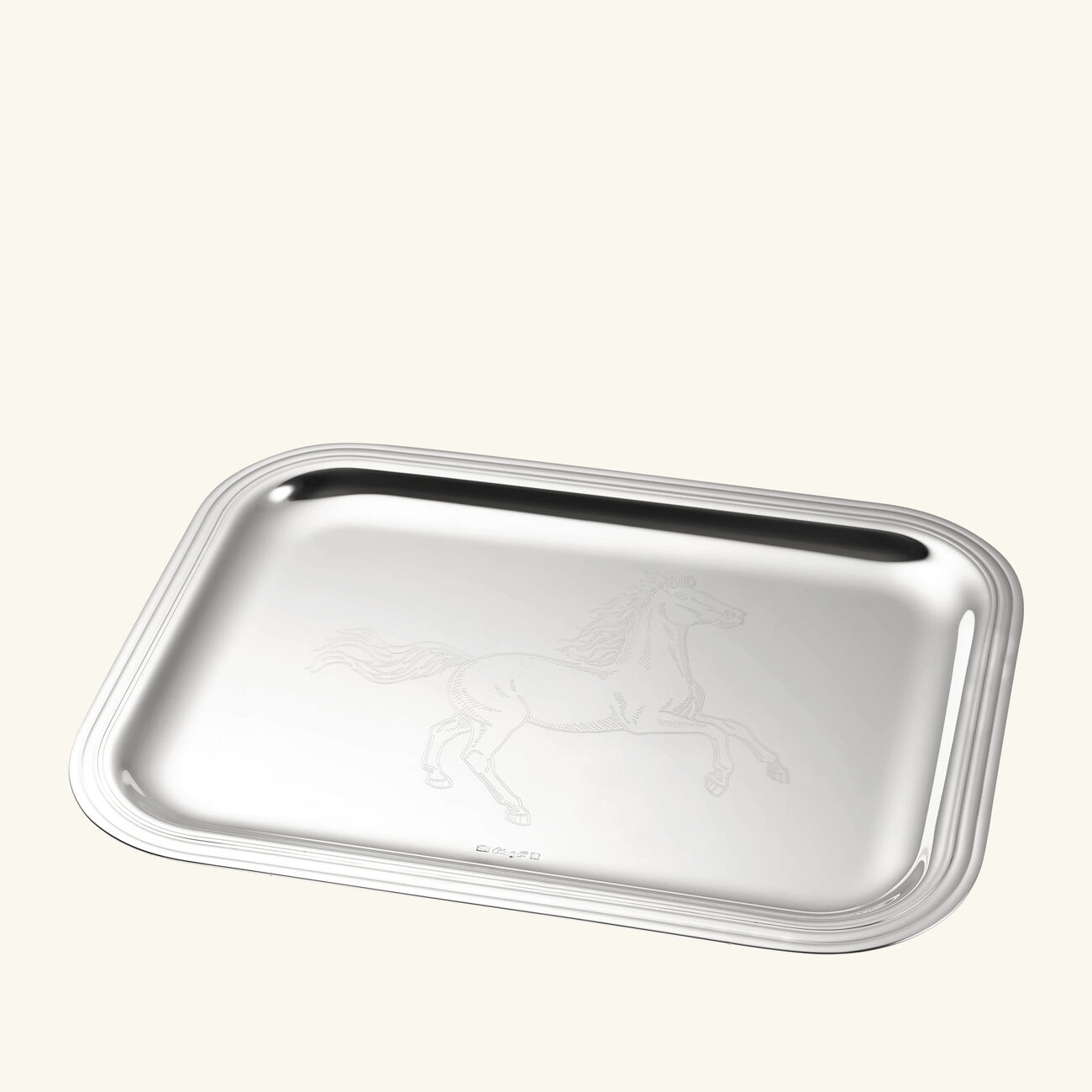 Albi Lunar New Year Serving Tray Silver Plated 26x20cm christofle albi lunar new year serving tray silver plated 26x20cm