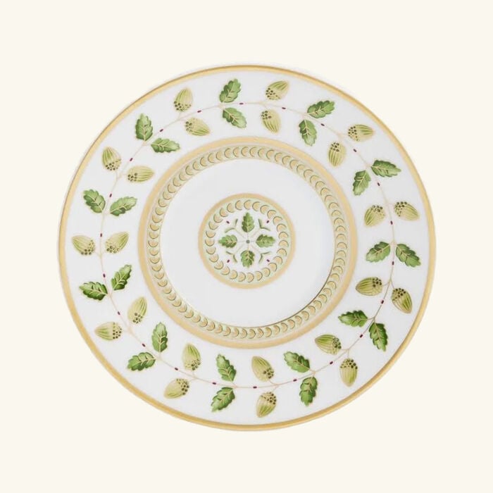 bernardaud constance coffee saucer green