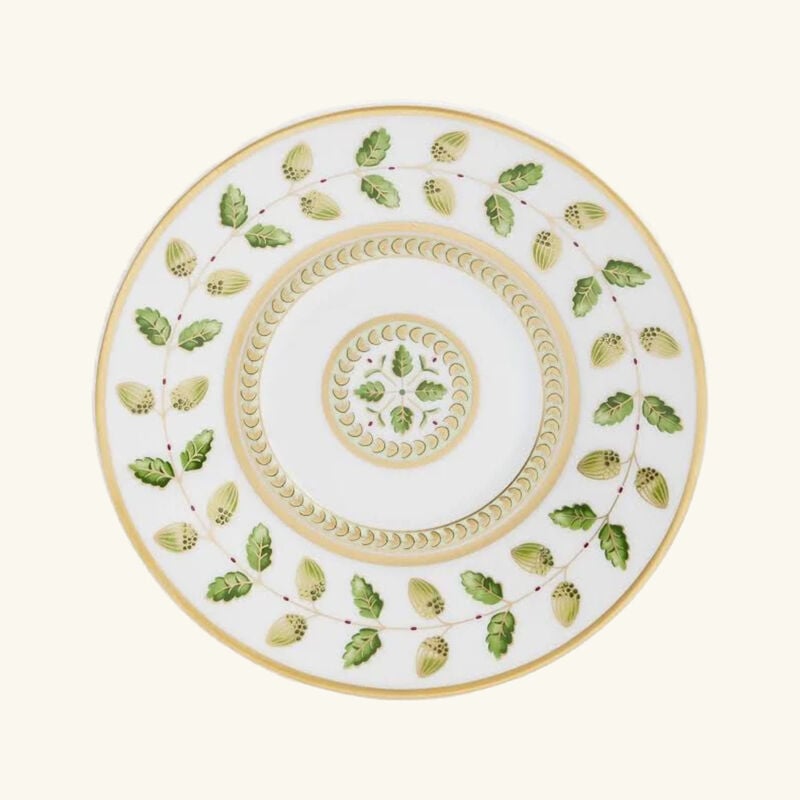 bernardaud constance coffee saucer green