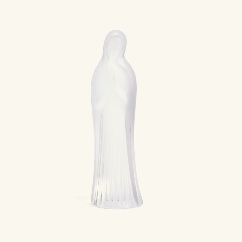 Virgin with Hands Together Sculpture Medium Clear lalique virgin with hands together sculpture medium clear