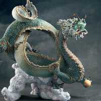 Auspicious Dragon Sculpture Auspicious Dragon Sculpture, small