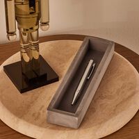 st dupont d initial ballpoint pen silver