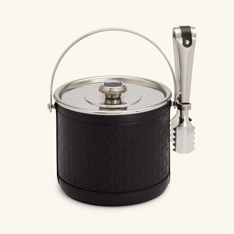 Elie Saab Monogram Ice Bucket Ebony giobagnara elie saab monogram ice bucket ebony