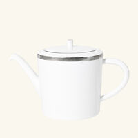 Maille Platine Coffee & Tea Pot White bernardaud maille platine coffee tea pot white