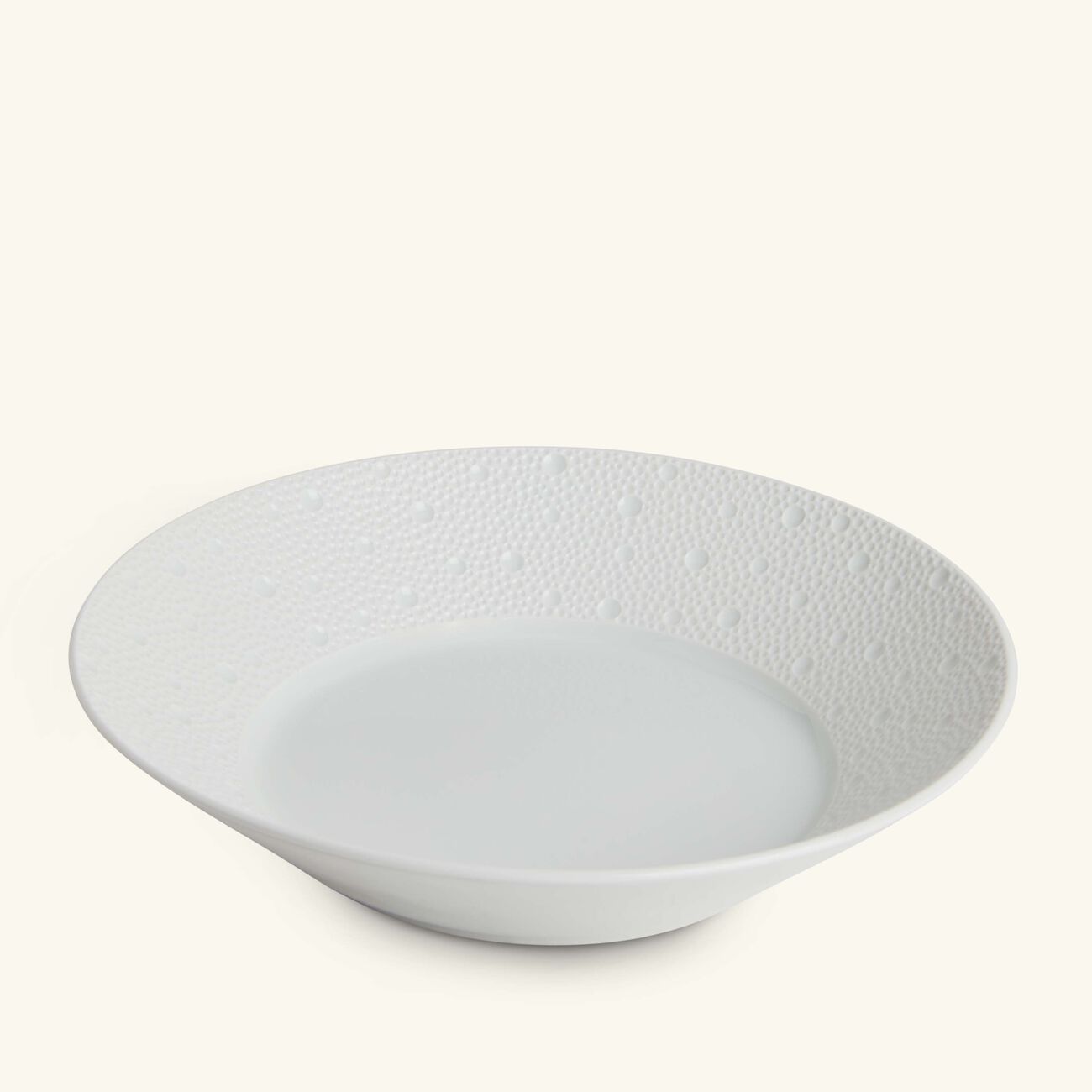 bernardaud ecume serving bowl white 24cm