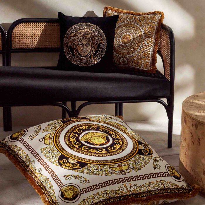 versace medusa gala reversible pillow
