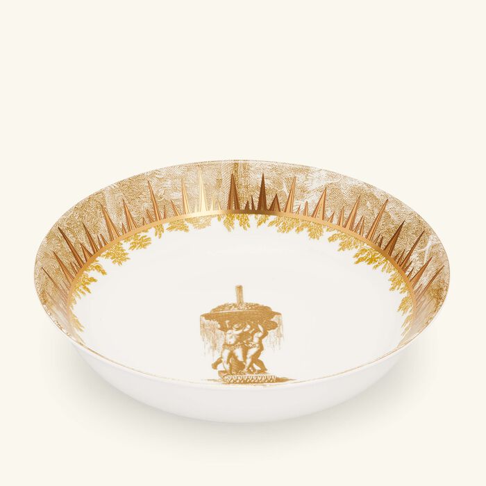 bernardaud versailles enchante open vegetable bowl gold