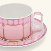 rosenthal signum rose tea cup saucer pink