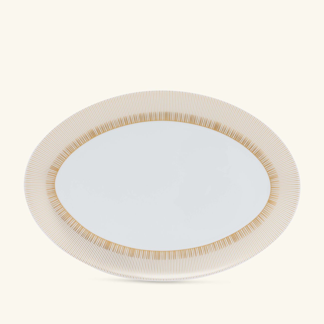 bernardaud sol serving platter gold 39cm