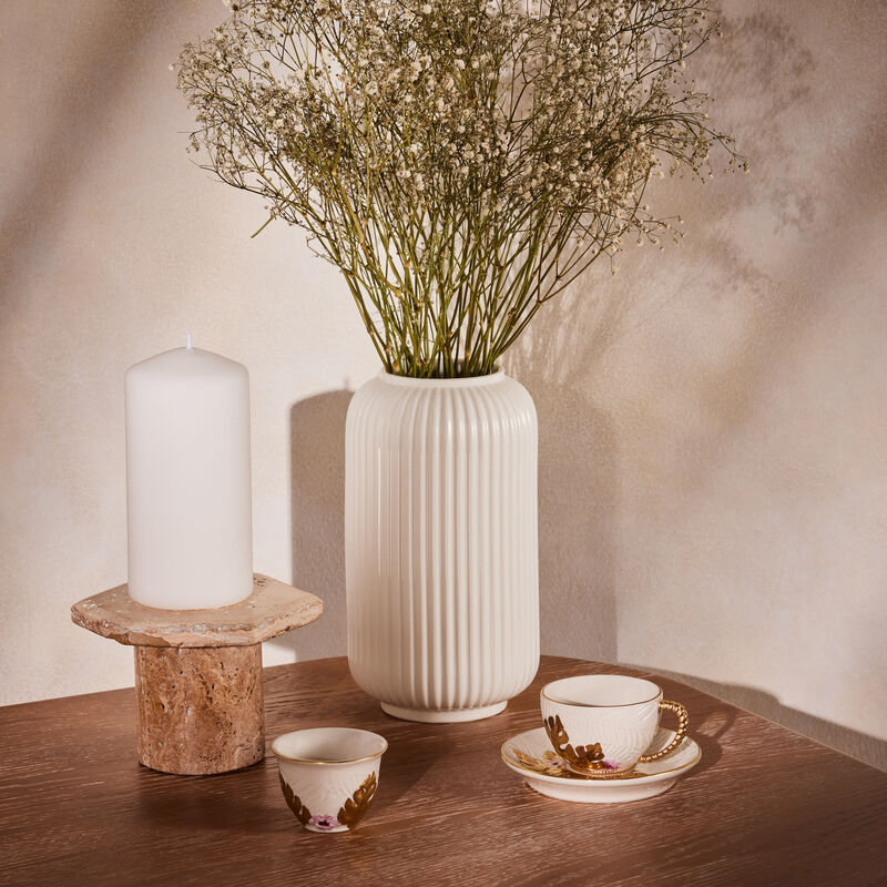 villari acapulco coffee cup   saucer white