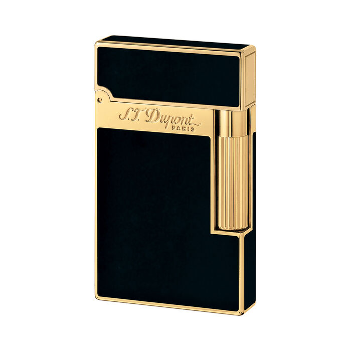 s t  dupont paris is renowned for luxury lighters  collectible pens  perfumes  and premium accessories  founded in 1872  s t  dupont blends innovation with timeless elegance  featuring the iconic diamond head pattern and exceptional french craftsmanship in every handcrafted piece ولّاعة لين 2 مطلية باللون الأسود
