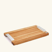 christofle royal chef cutting board rectangular medium brown